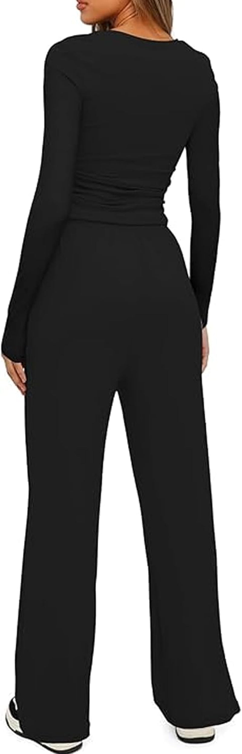 Two Piece Outfits for Women Sweatsuits Sets Jogger with Pockets Sweat Suit